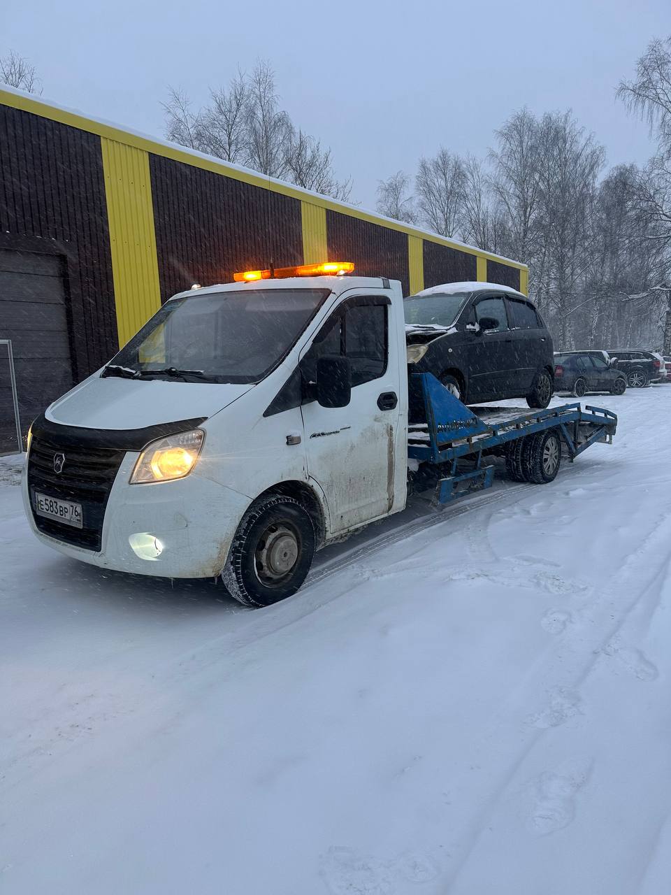 Эвакуация зимой